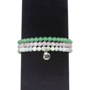 Taurus Zodiac Crystal Bracelet Set