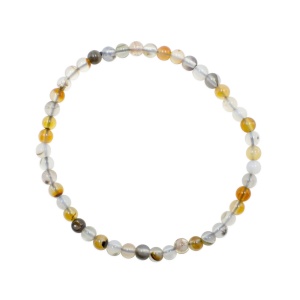 Dendritic Agate Bead Bracelet