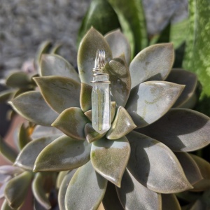 Angel Aura Quartz Wire Wrapped Pendant