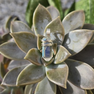 Angel Aura Quartz Wire Wrapped Pendant