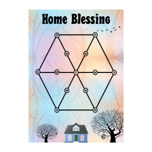 Home Blessing Crystal Grid