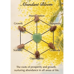 "Abundant Bloom" A Crystal Grid of Prosperity