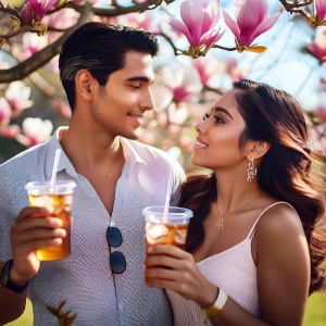 Sweet Magnolia Cooler Iced Tea - An Enchanted, Crystal Infused Tea of Comfort