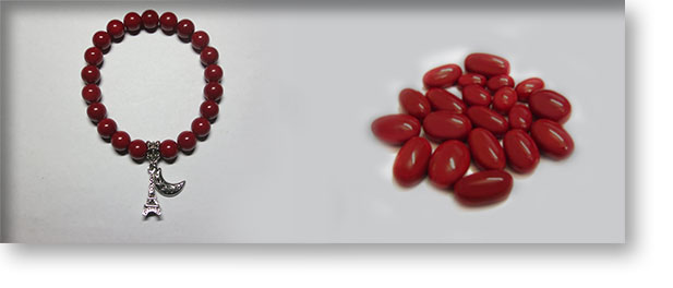Red Coral Gemstones By Crystal Passion
