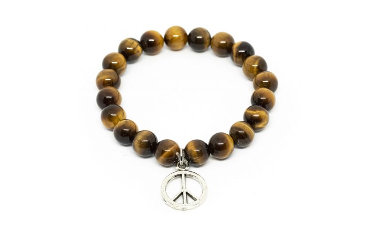 Tiger Eye Bracelet with Charms