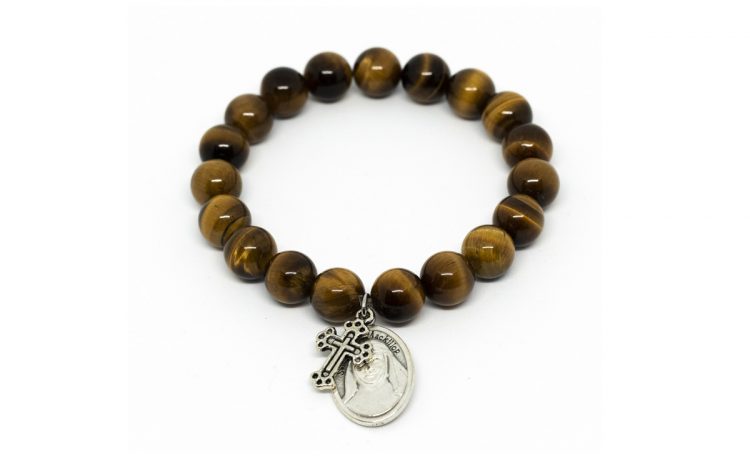 Tiger Eye Bracelet with Charms